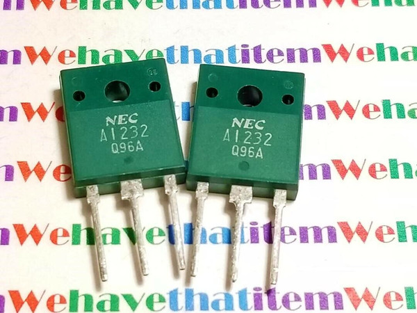 2SA1232 / A1232 / TRANSISTOR / TO3PF / 2 PIECES (qzty)