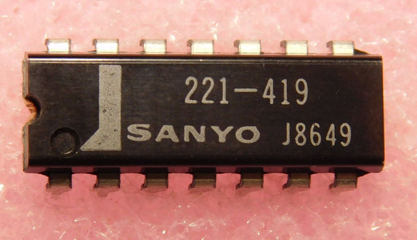221-419 / 221419 / ZENITH  IC / DIP / 1 PIECE  (qzty)
