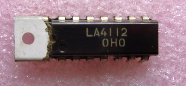 LA4112 / IC / COMPARABLE TO ECG1463, NTE1463 / DIP / 1 PIECE (qzty)