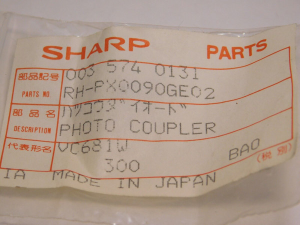 RHPX0090GE02 / SHARP PHOTO COUPLER (PI6)  / 1 PIECE (qzty)