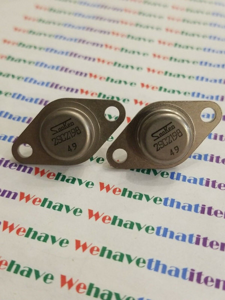 2SC2198  / TRANSISTOR / SANKEN / 2 PIECES /  (qzty)