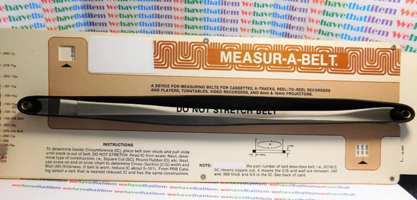 FR20.5 / FLAT BELT / 4 PIECES /  (qzty)