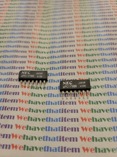 UPC1158H / PART MARKED  / IC / SIP / 2 PIECES (qzty)