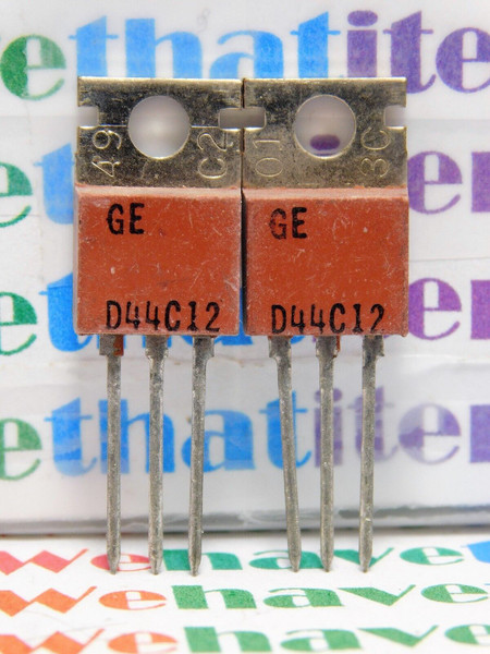 D44C12 / TRANSISTOR / TO220 / 2 PIECES (qzty)