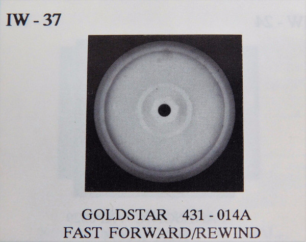IW37 / FAST FORWARD-REWIND / GOLDSTAR 431-014A / 1 PIECE (qzty)