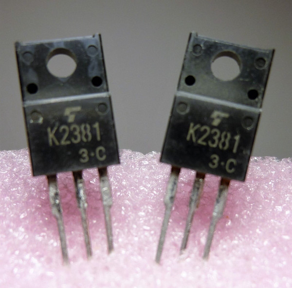 2SK2381 / PART MARKED K2381 /  FET / 2 PIECES (QZTY)