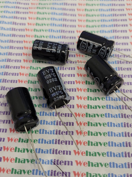 1800uf 16v / ELECTROLYTIC CAPACITOR / 5 PIECES (qzty)