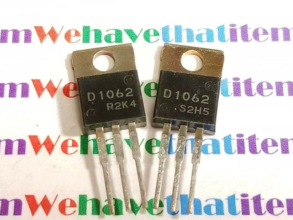 2SD1062 / D1062 / TRANSISTOR / TO220 / 2 PIECES (qzty)