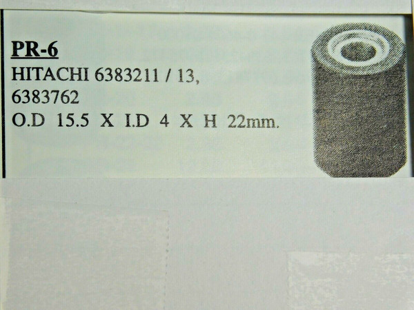 HITACHI / 6383211/13,63837620 / PINCH ROLLER / PR6 / 1 PIECE (qzty)