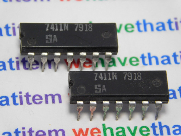 7411N / IC / DIP / 2 PIECES (qzty)