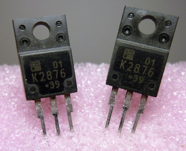 2SK2876 / PART MARKED K2876 /  FET / 2 PIECES (QZTY)