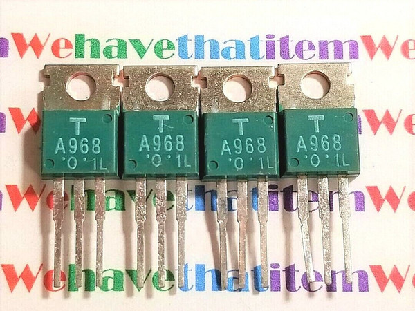 2SA968 / A968 / TRANSISTOR / TO220 / 4 PIECES  (qzty)