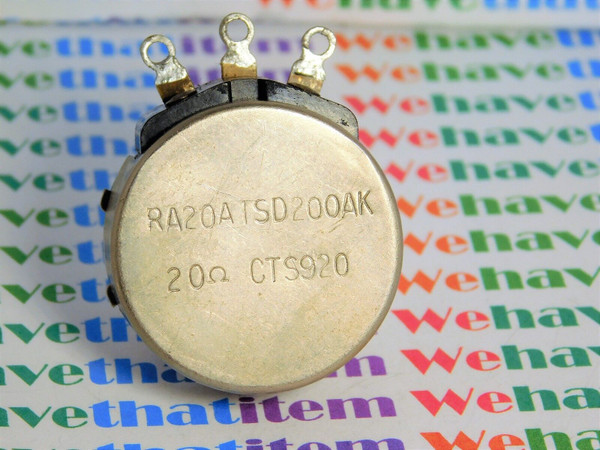 VOLUME TYPE CONTROL / 20 OHM / RA20A1SD200AK / 1 PIECE  (qzty)