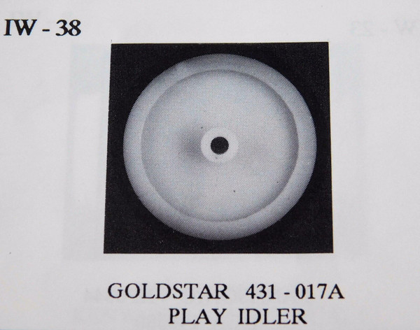 IW38 / PLAY IDLER / GOLDSTAR 431-017A / 1 PIECE (qzty)