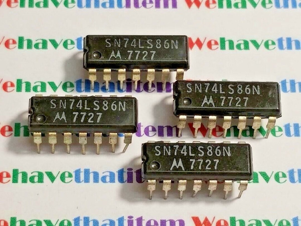 SN74LS86N / QUAD 2-INPUT EXCLUSIVE OR GATE / DIP / 4 PIECES (qzty)