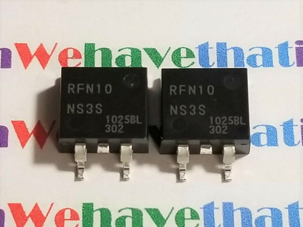 RFN10NS3S / SUPER FAST RECOVERY DIODE / TO263 SURFACE MOUNT / 2 PIECES (qzty)
