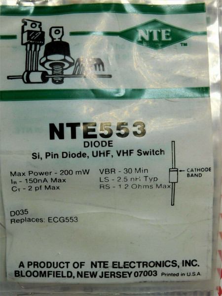 NTE553, ECG553 / DIODE / 3 PIECES (qzty)
