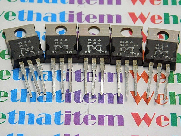 D44C4 / TRANSISTOR / COMPARABLE TO ECG377, NTE377 / 5 PIECES (qzty)