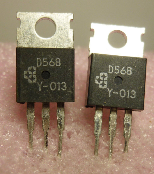 2SD568 / TRANSISTOR / TO220 / 2 PIECES (QZTY)