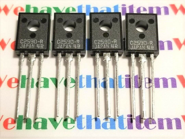 2SC2590 / C2590-R / TRANSISTOR / TO126 / 4 PIECES (QZTY)