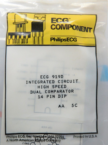 ECG919D / COMPARABLE TO NTE919D / IC / DIP / 1 PIECE (qzty)