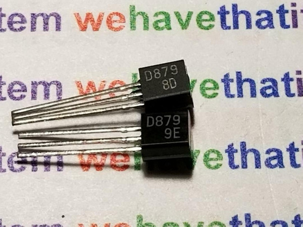 2SD879 / D879  / TRANSISTOR /  TO92 / 2 PIECES (QZTY)
