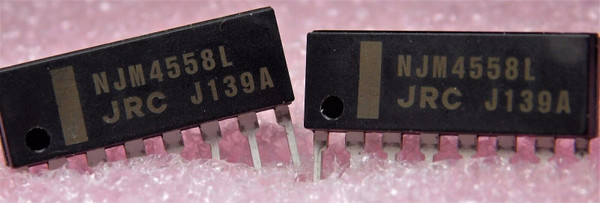 NJM4558L / IC / SIP / 2 PIECES (qzty)
