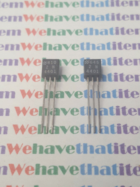 2N4401/ TRANSISTOR / 2 PIECES / (qzty)