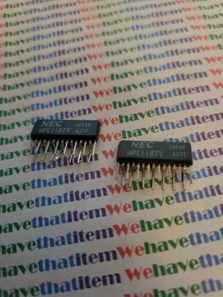 UPC1187V/ PART MARKED  / IC / SIP / 2 PIECES (qzty)