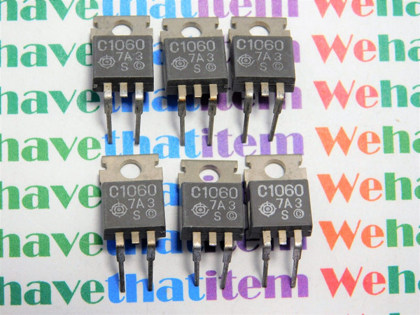 2SC1060 / C1060 / COMPARABLE TO NTE-ECG152 /TRANSISTOR / TO220/ 6 PIECES (qzty)
