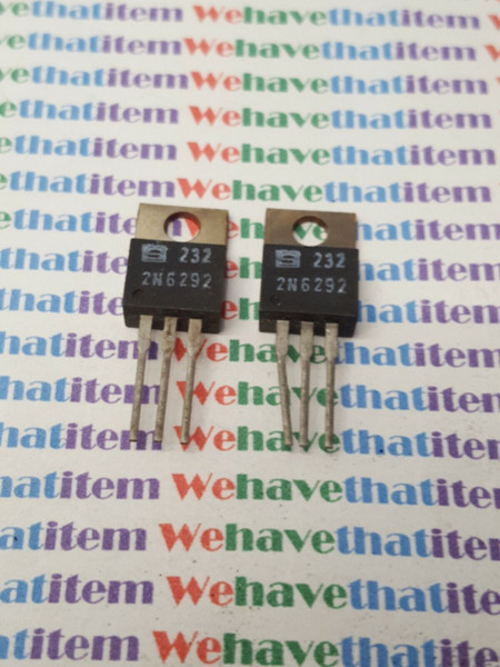 2N6292 / TRANSISTOR / 2 PIECES / (qzty)