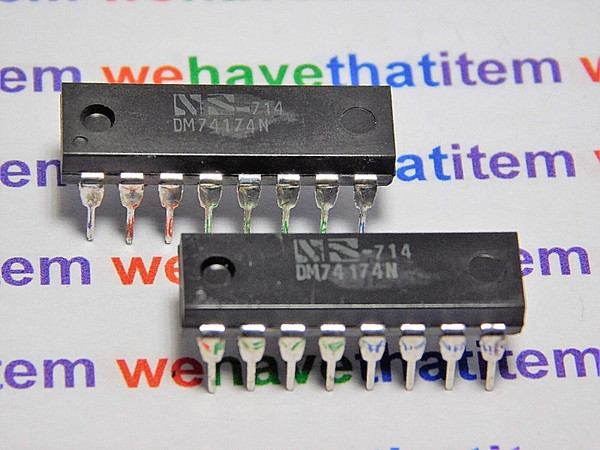 DM74174N / IC / DIP / 2 PIECES (qzty)