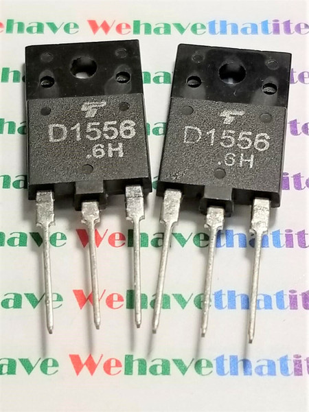 2SD1556 / D1556 / TRANSISTOR  / TO3P / 2 PIECES (qzty)