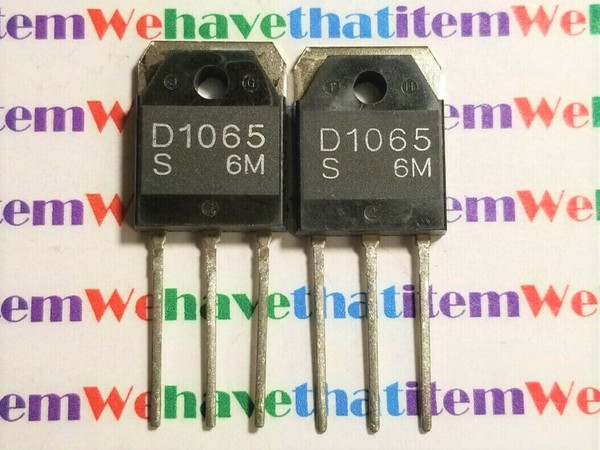 2SD1065 / D1065 / TRANSISTOR / TO3PN / 2 PIECES  (qzty)