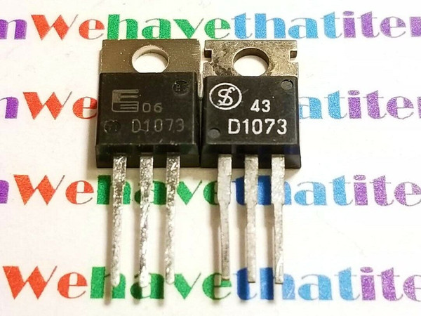 2SD1073 / D1073 / TRANSISTOR / TO220 / 2 PIECES (qzty)