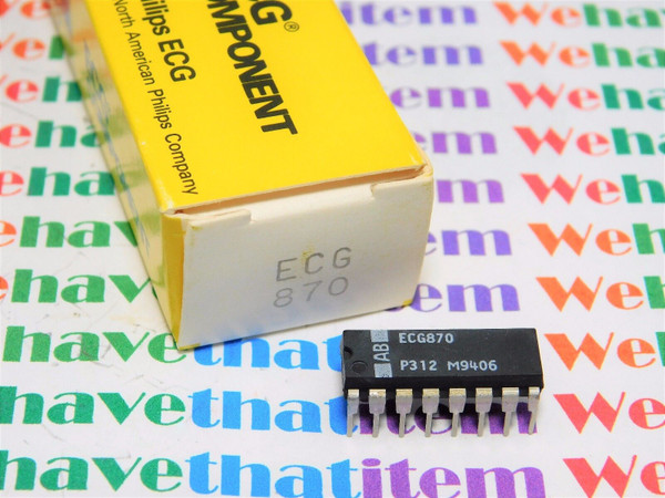 ECG870 / COMPARABLE TO NTE870 / IC / DIP / 1 PIECE (qzty)