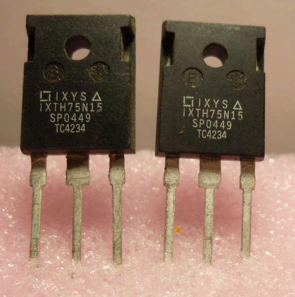 IXTH75N15 / TO247 / MOSFET / 2 PIECES  (qzty)