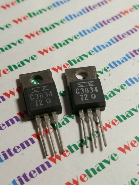 2SC3834 / TRANSISTOR  / 2 PIECES (QZTY)