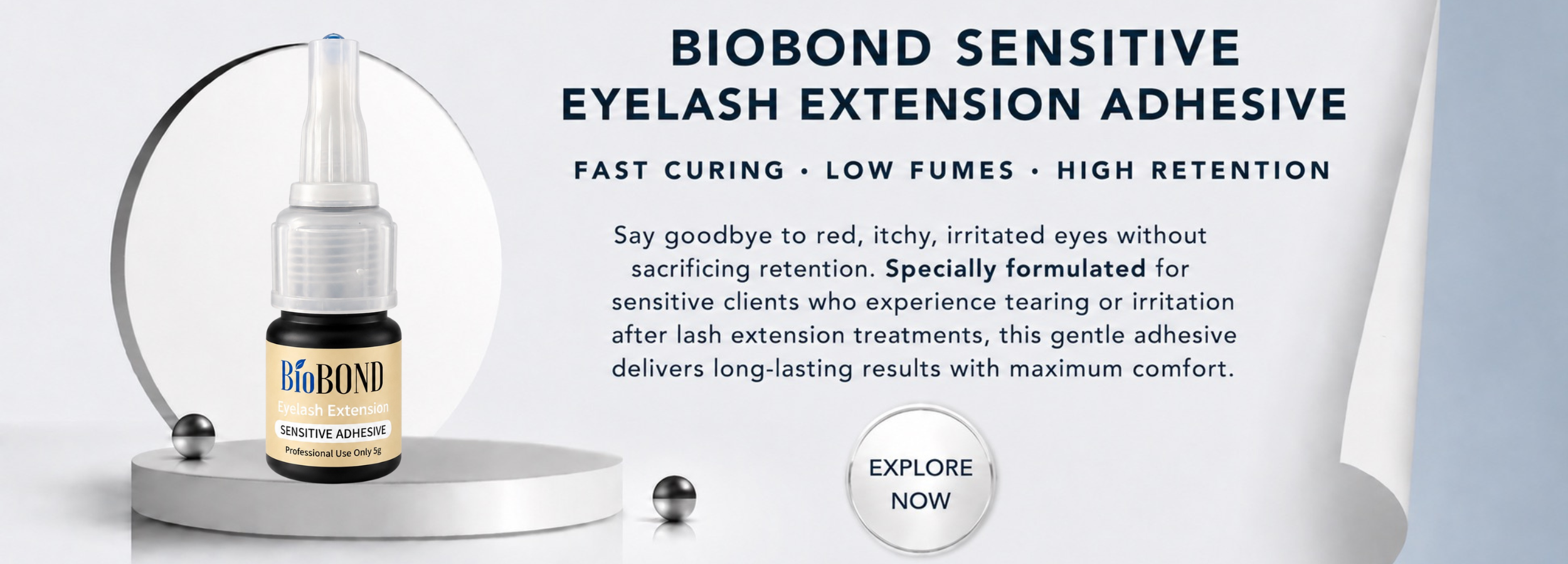 Hypoallergenic Eyelash Adhesive