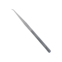 SS Curved Isolation Tweezer