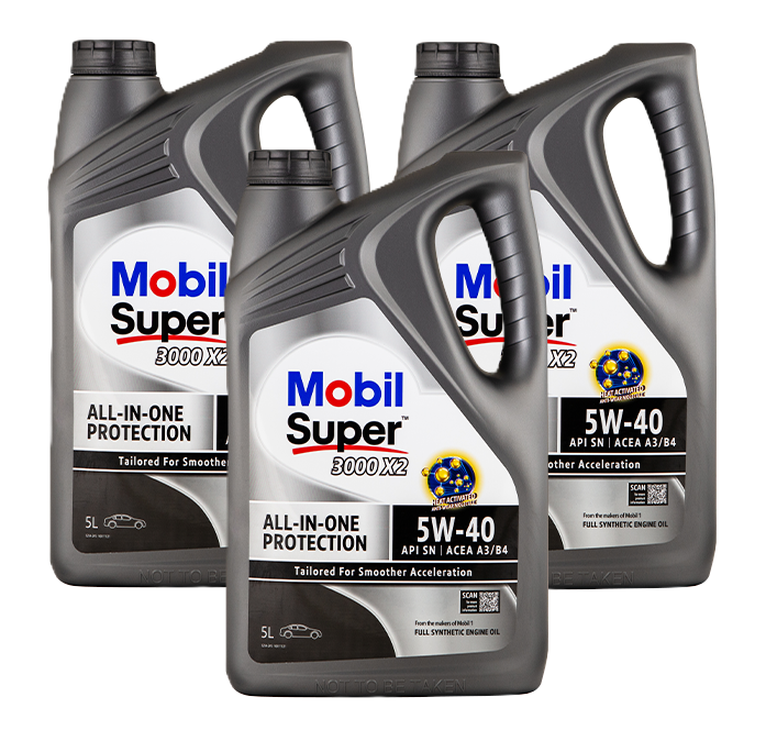 Mobil Super 3000 X2 5W40_3X5L - Oila
