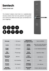 Sentech Smart Lock Description