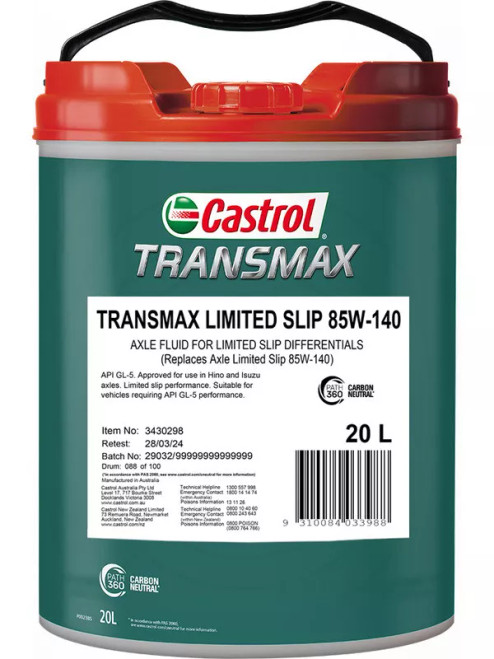 Castrol TRANS LS 80W140 20L