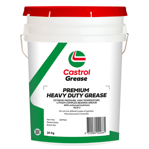 Castrol Premium Heavy Duty Grease_20 Kg Lithium Complex NLGI-2 Mult-purpose Grease