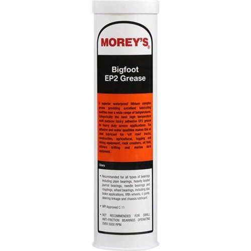 Morey’s BigFoot EP2 Grease – Premium Tacky Lithium Complex EP Grease