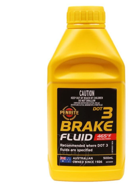 Penrite Brake Fuid DOT 3 (500Ml) DOT30005
