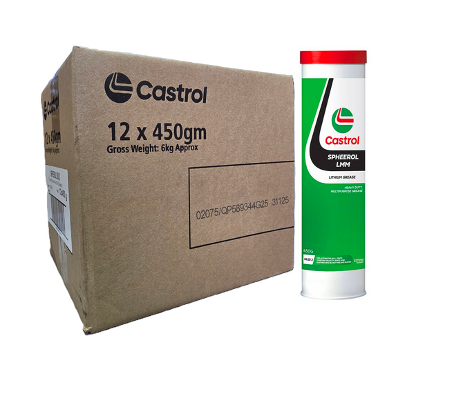 Castrol Spheerol LMM Grease Box 12x450G Grease Cartridges