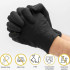 XtraGuard Black Nitrile Heavy Duty Disposable Gloves - Size, S - 2XL, BOX100
