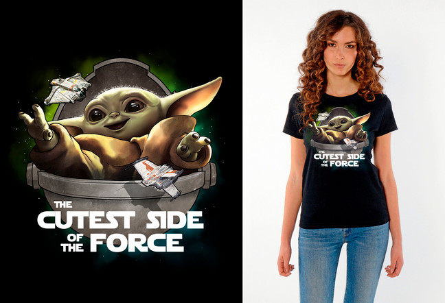 The Cutest Side Of The Force (Baby Yoda)