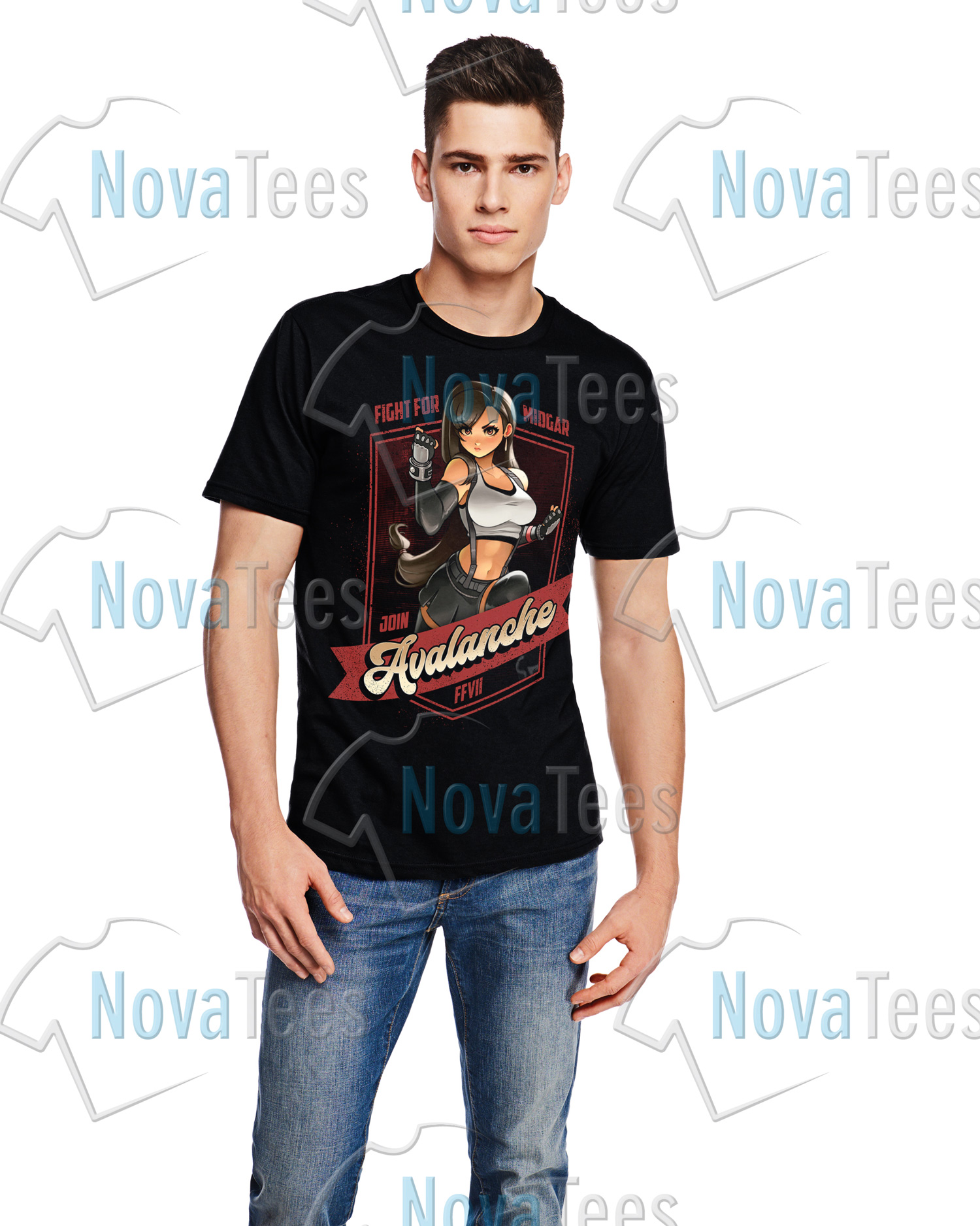 Tifa Join to Avalanche V2 T-Shirt Final Fantasy VII Graphic Tee